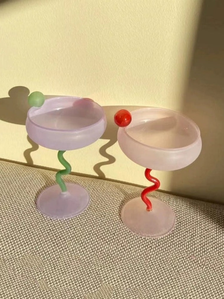 Twisty Candy Goblet
