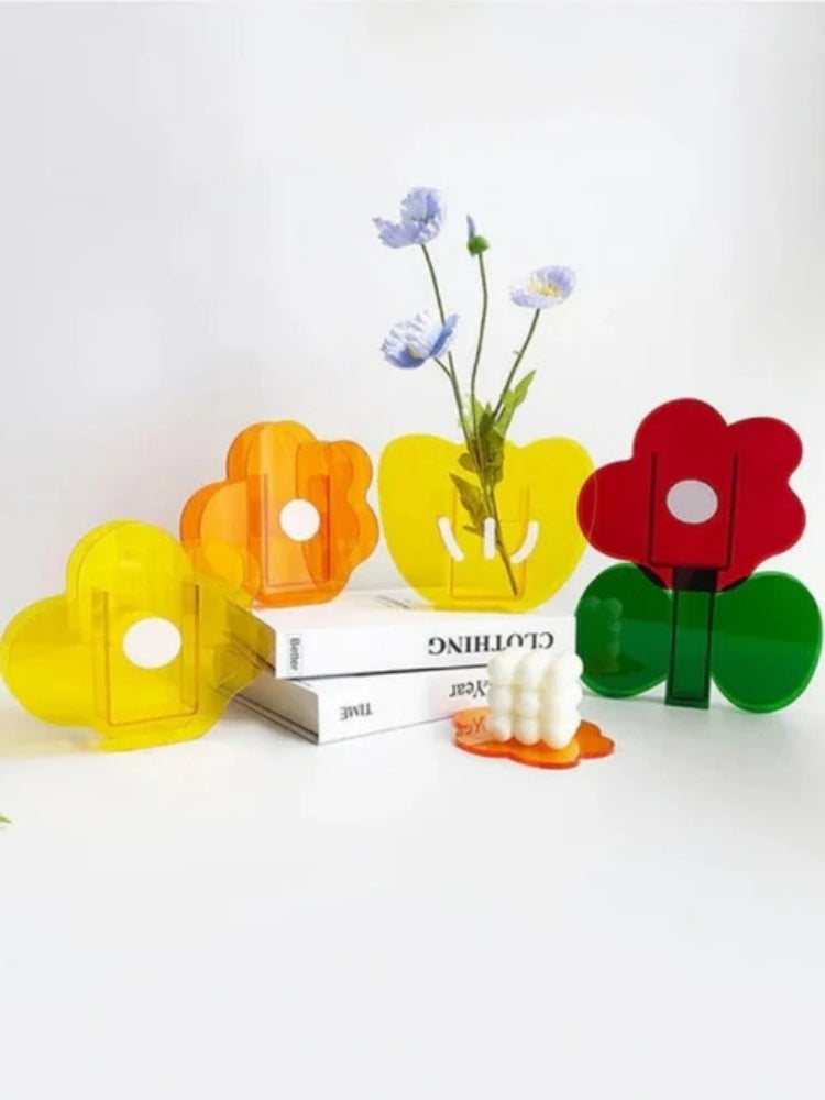 Acrylic Tulip Flower Vase