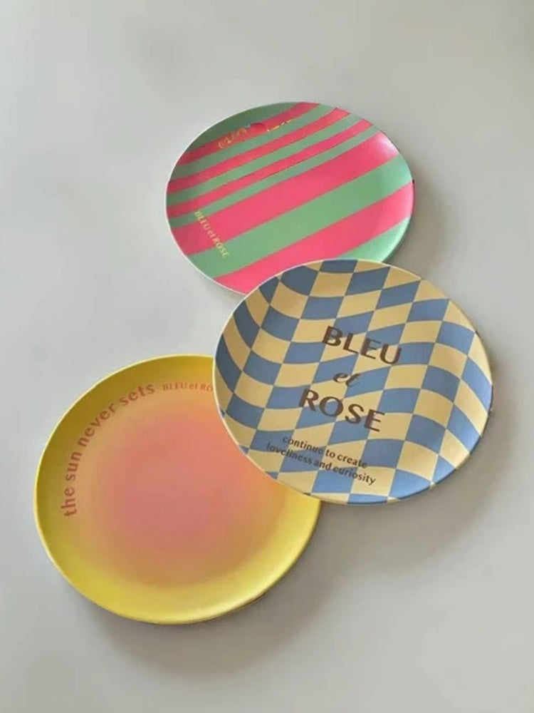 Ins-style Bamboo Fiber Plate