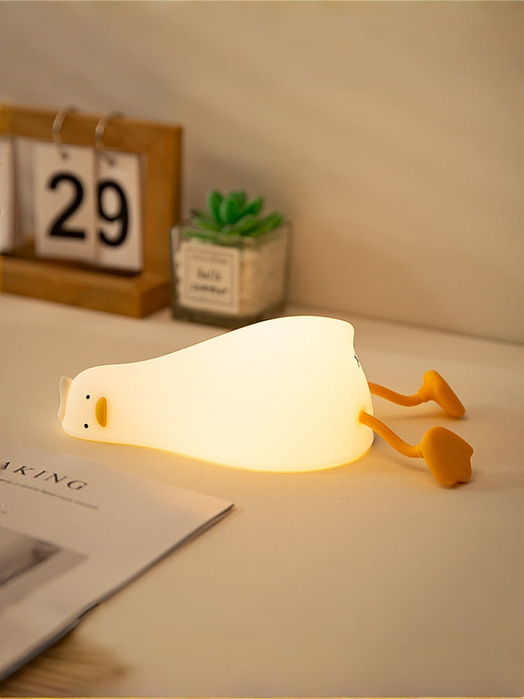 “Lying Duck” Silicone Night Light