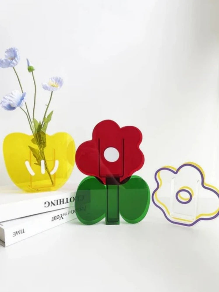 Acrylic Tulip Flower Vase