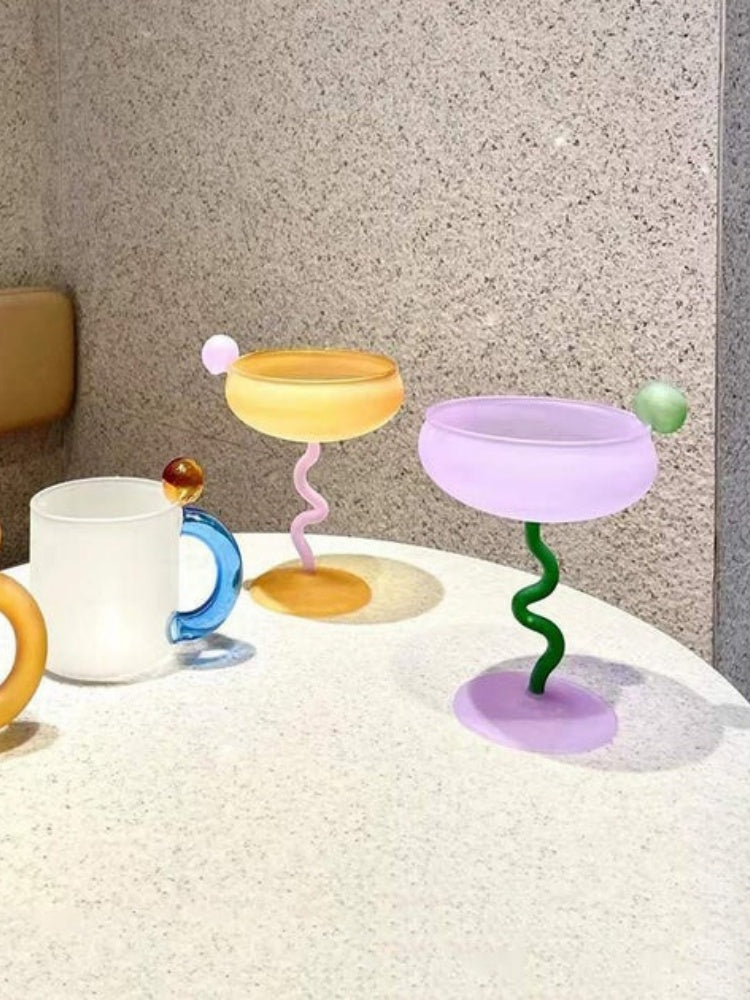 Twisty Candy Goblet