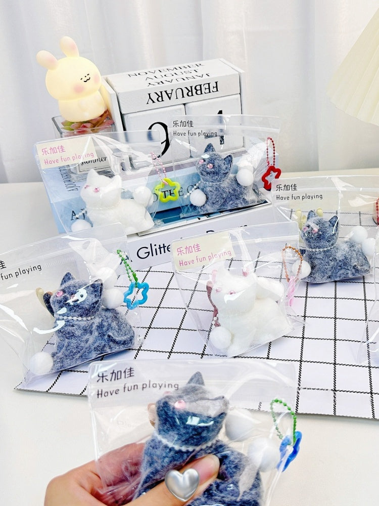 Adorable 3D Cat & Bear Squishy Toys