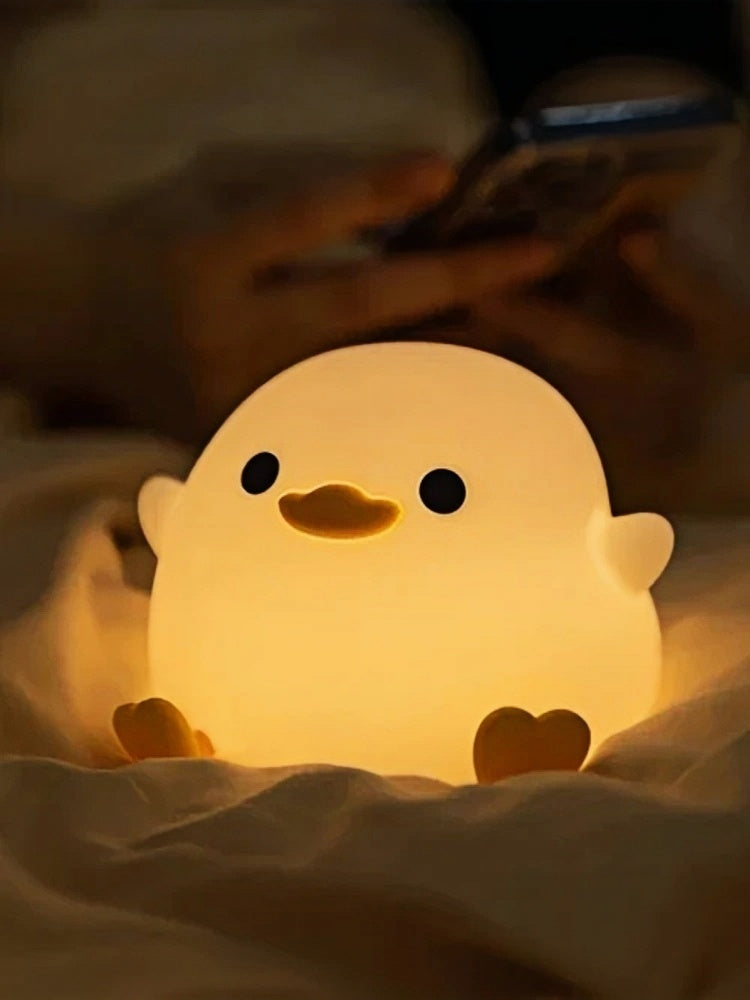Bean Duck” Silicone Night Light