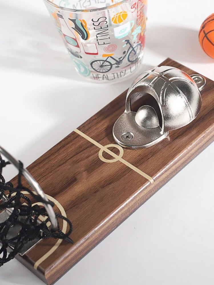 HoopShot Walnut Bottle Opener