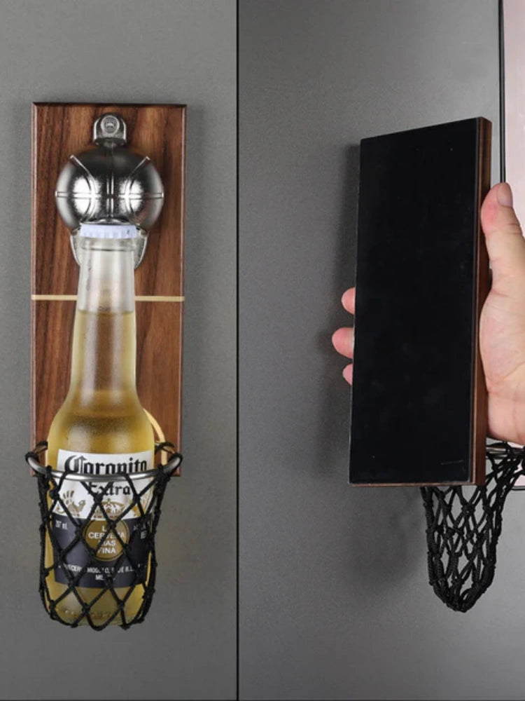 HoopShot Walnut Bottle Opener