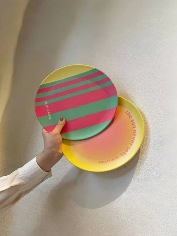 Ins-style Bamboo Fiber Plate