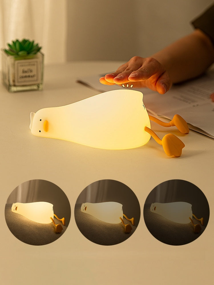 “Lying Duck” Silicone Night Light