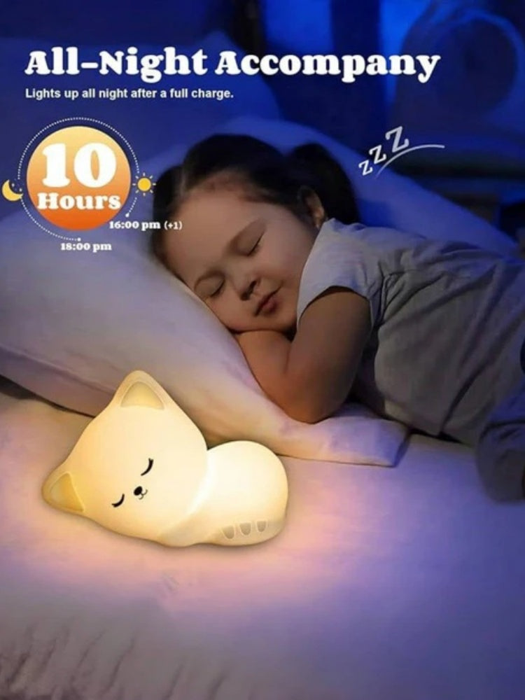 Cat Silicone Night Light