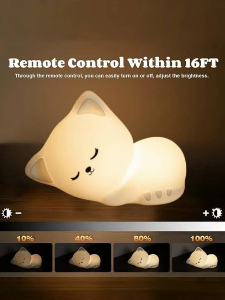 Cat Silicone Night Light