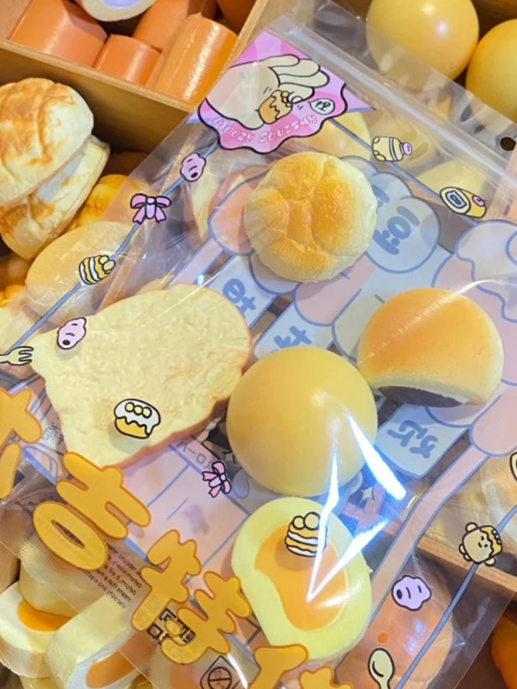 Squishy Bread Stress-Relief Set