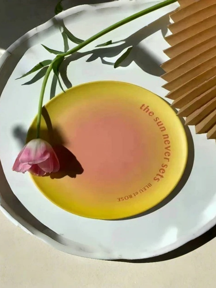 Ins-style Bamboo Fiber Plate