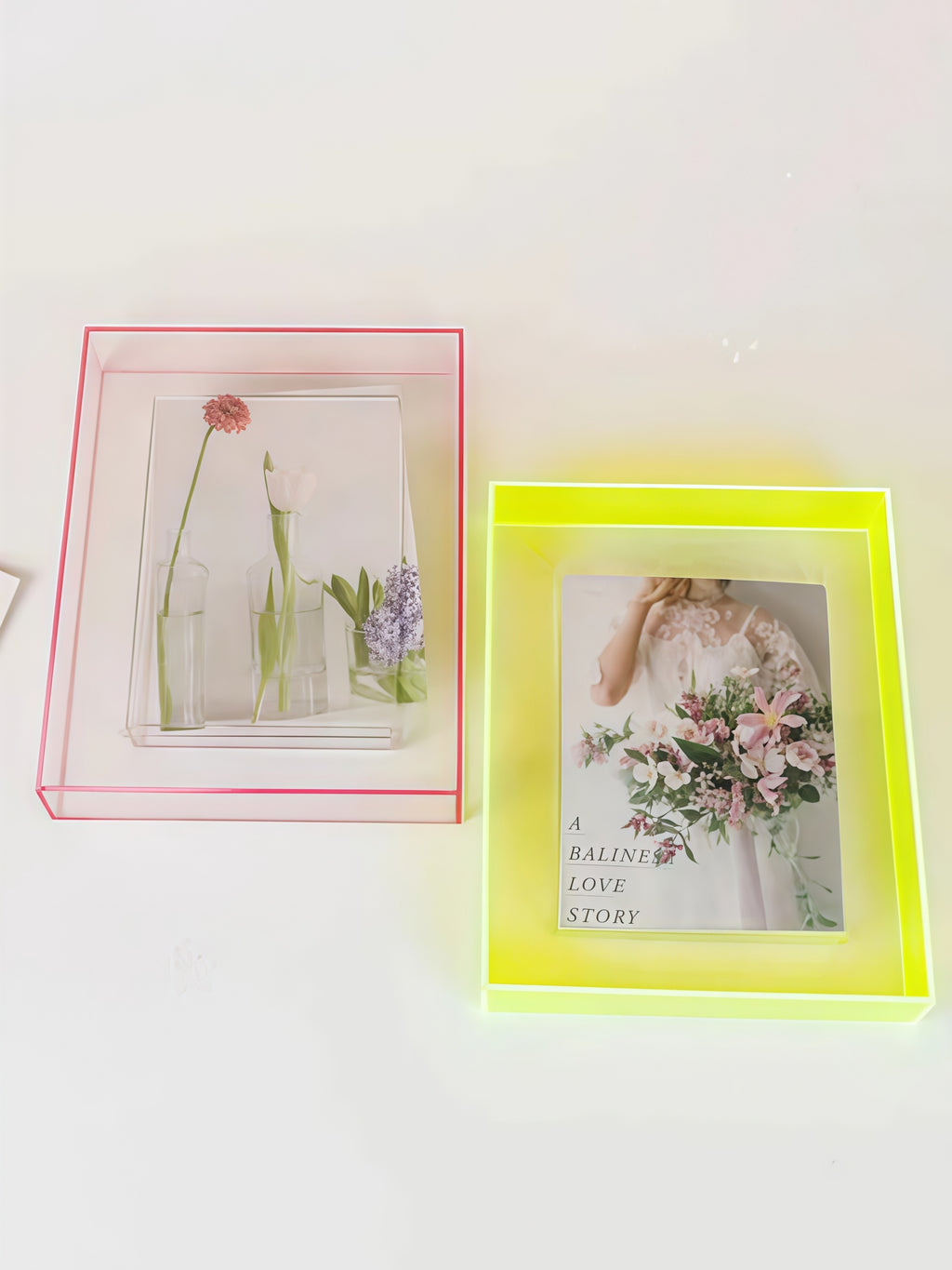 Acrylic Transparent Photo Frame