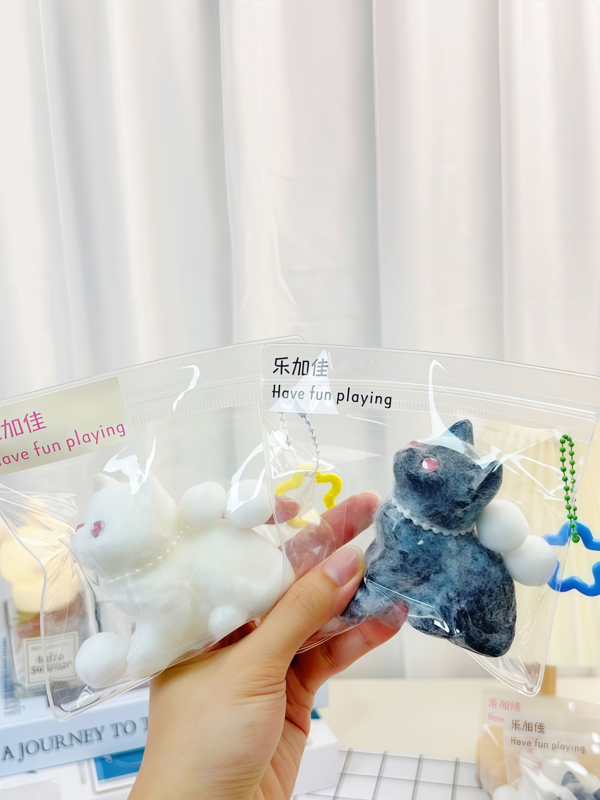 Adorable 3D Cat & Bear Squishy Toys