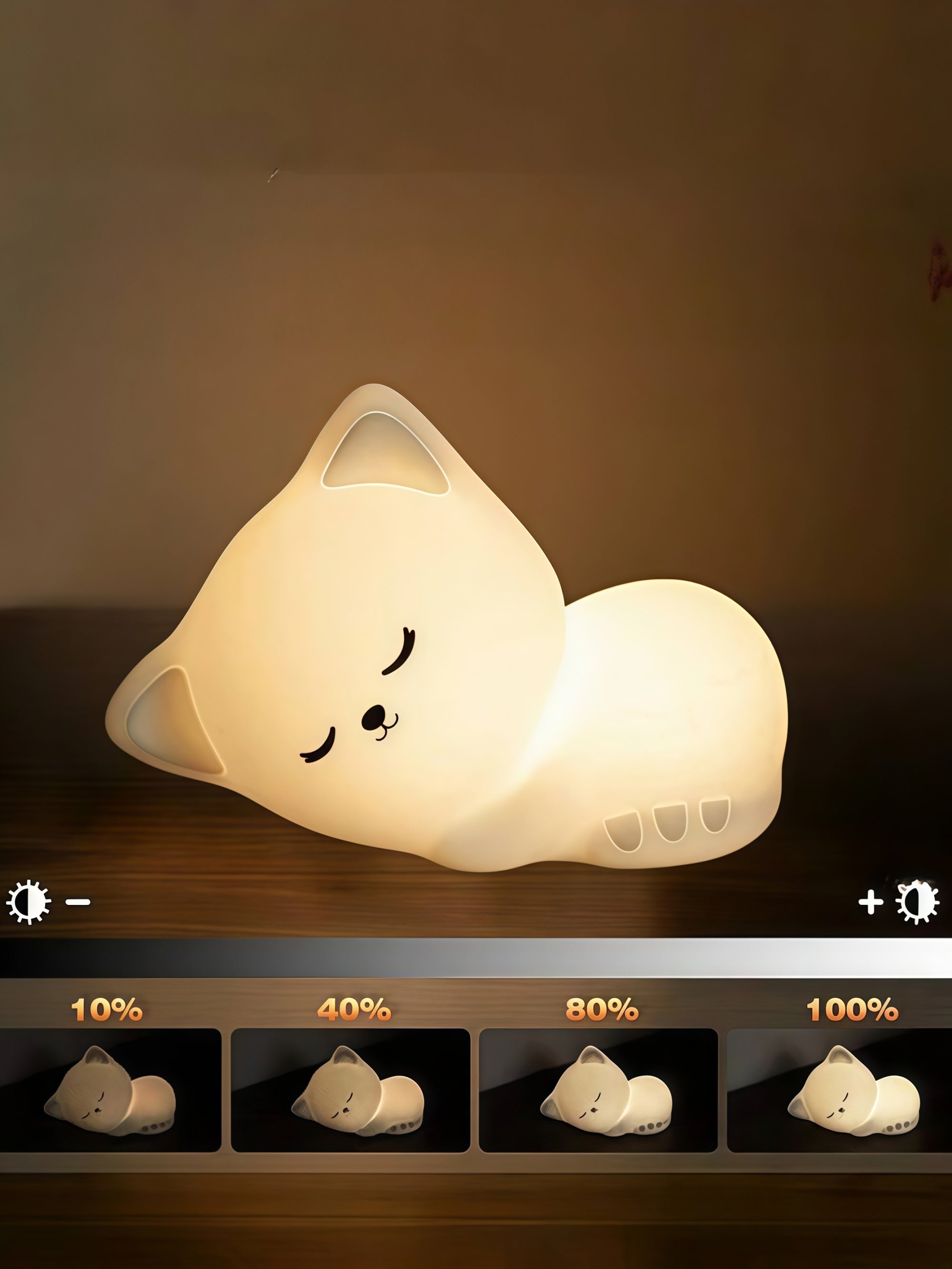 Cat Silicone Night Light