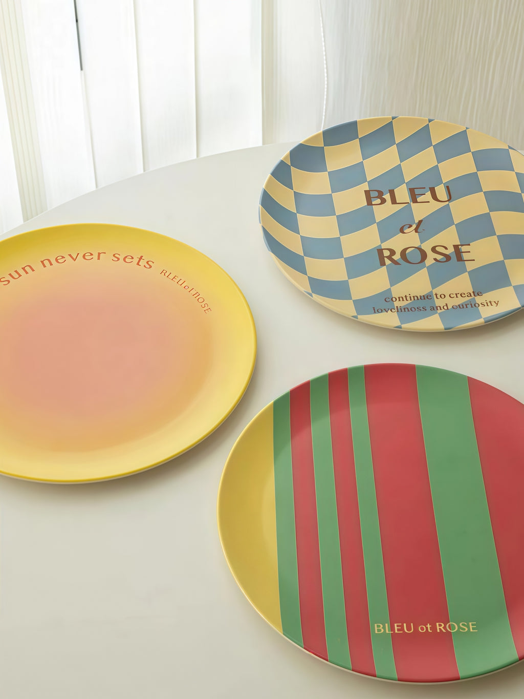 Ins-style Bamboo Fiber Plate