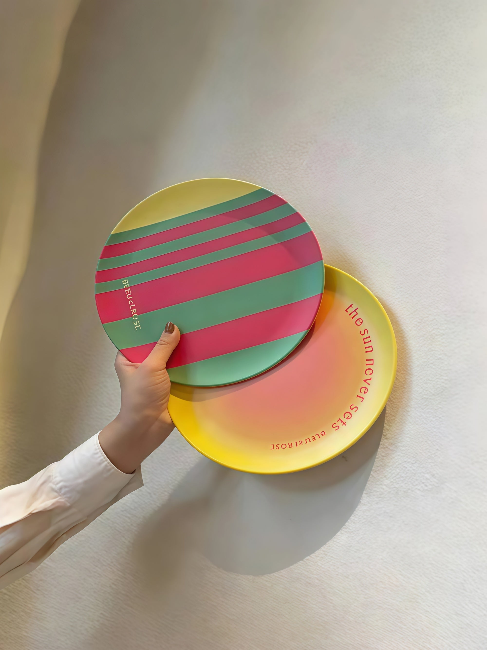 Ins-style Bamboo Fiber Plate