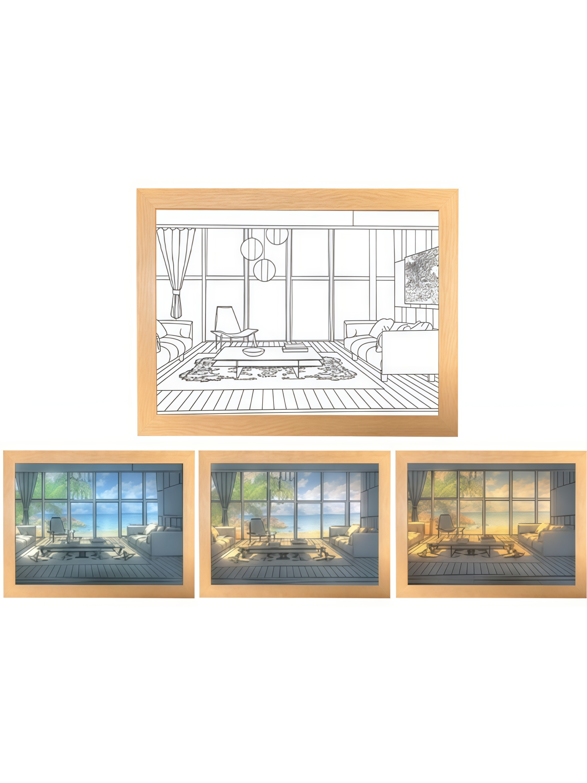 LED Light Shadow Painting