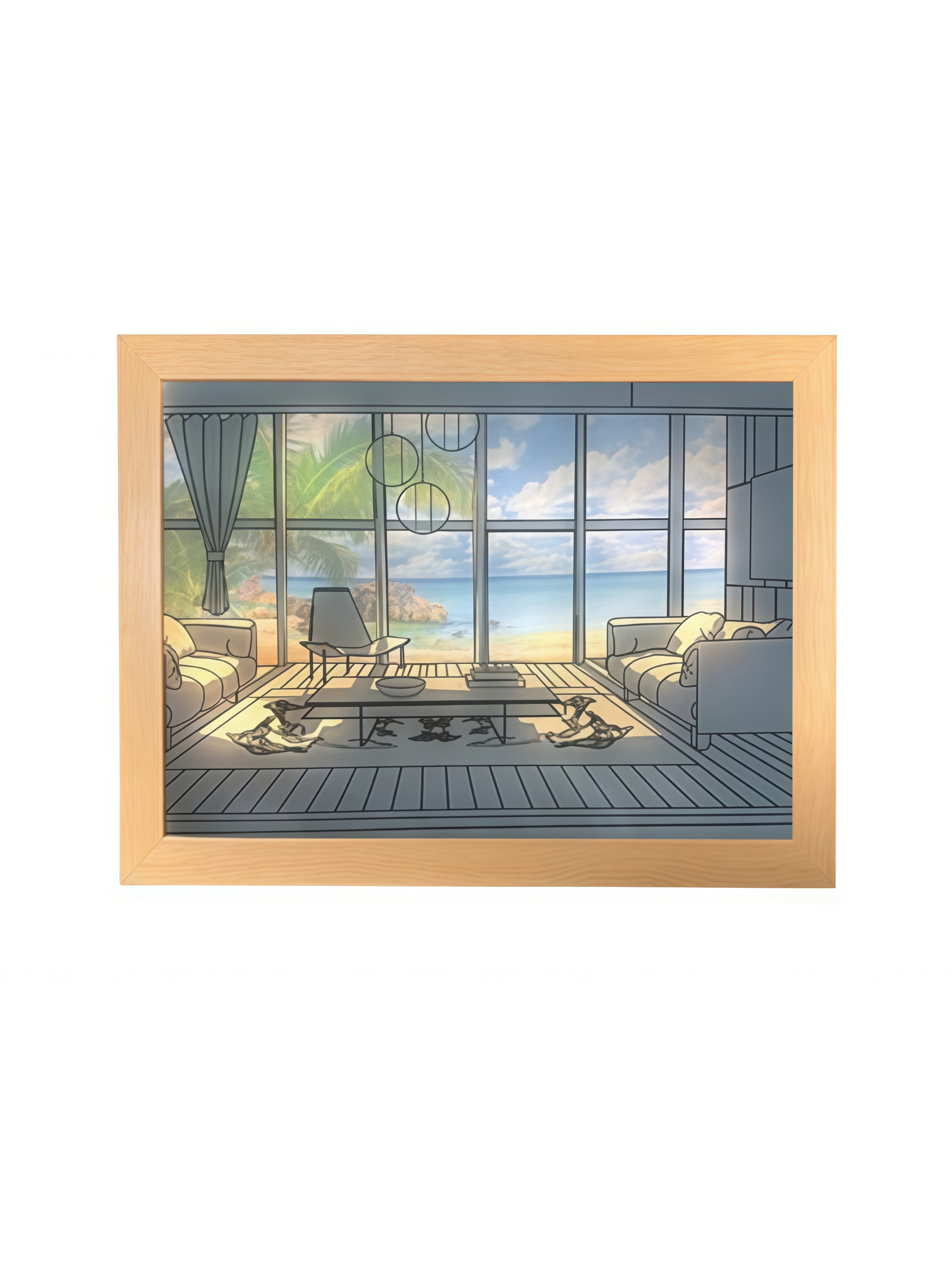 LED Light Shadow Painting