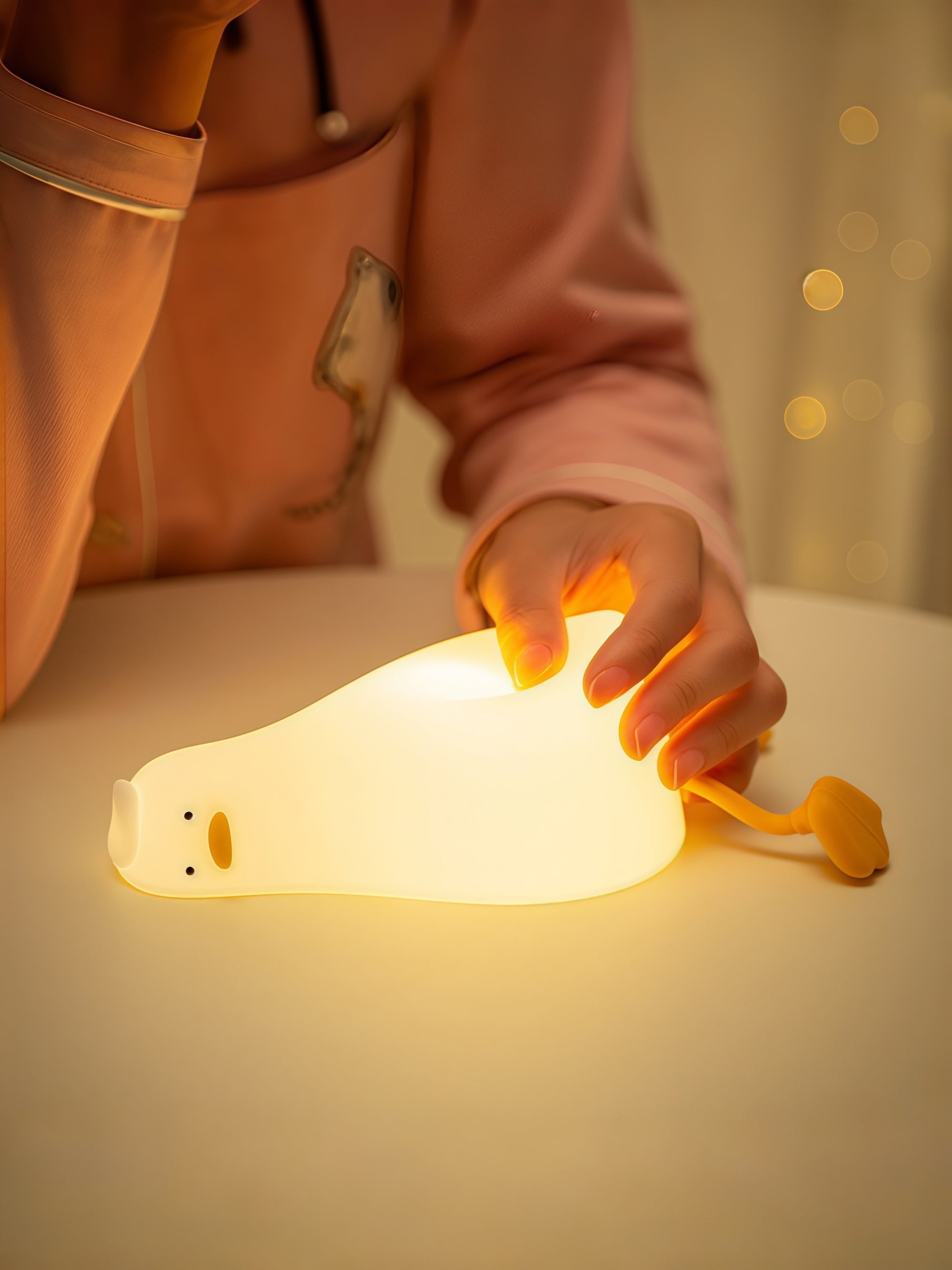 “Lying Duck” Silicone Night Light