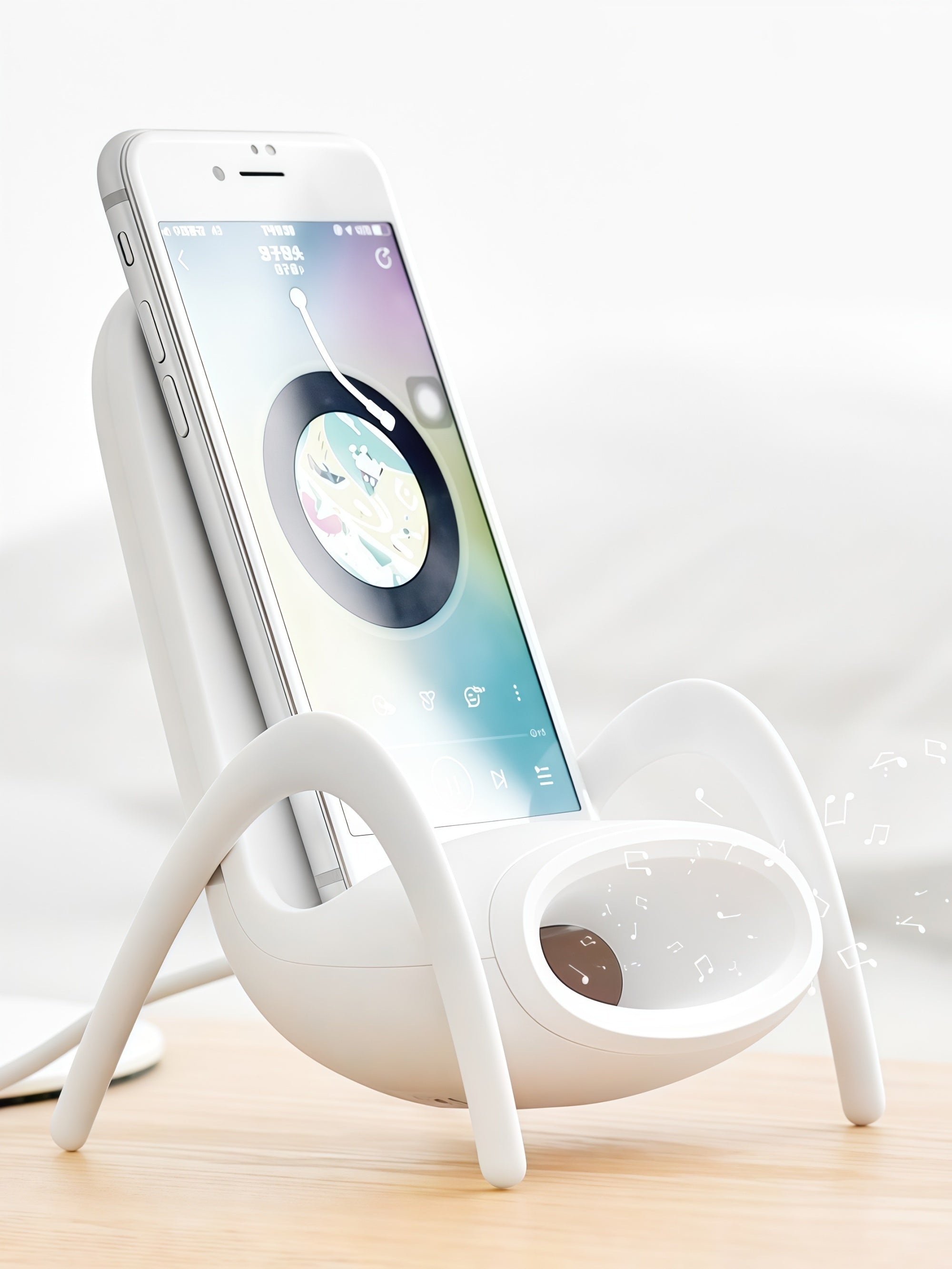 Mini Chair Wireless Charger & Speaker