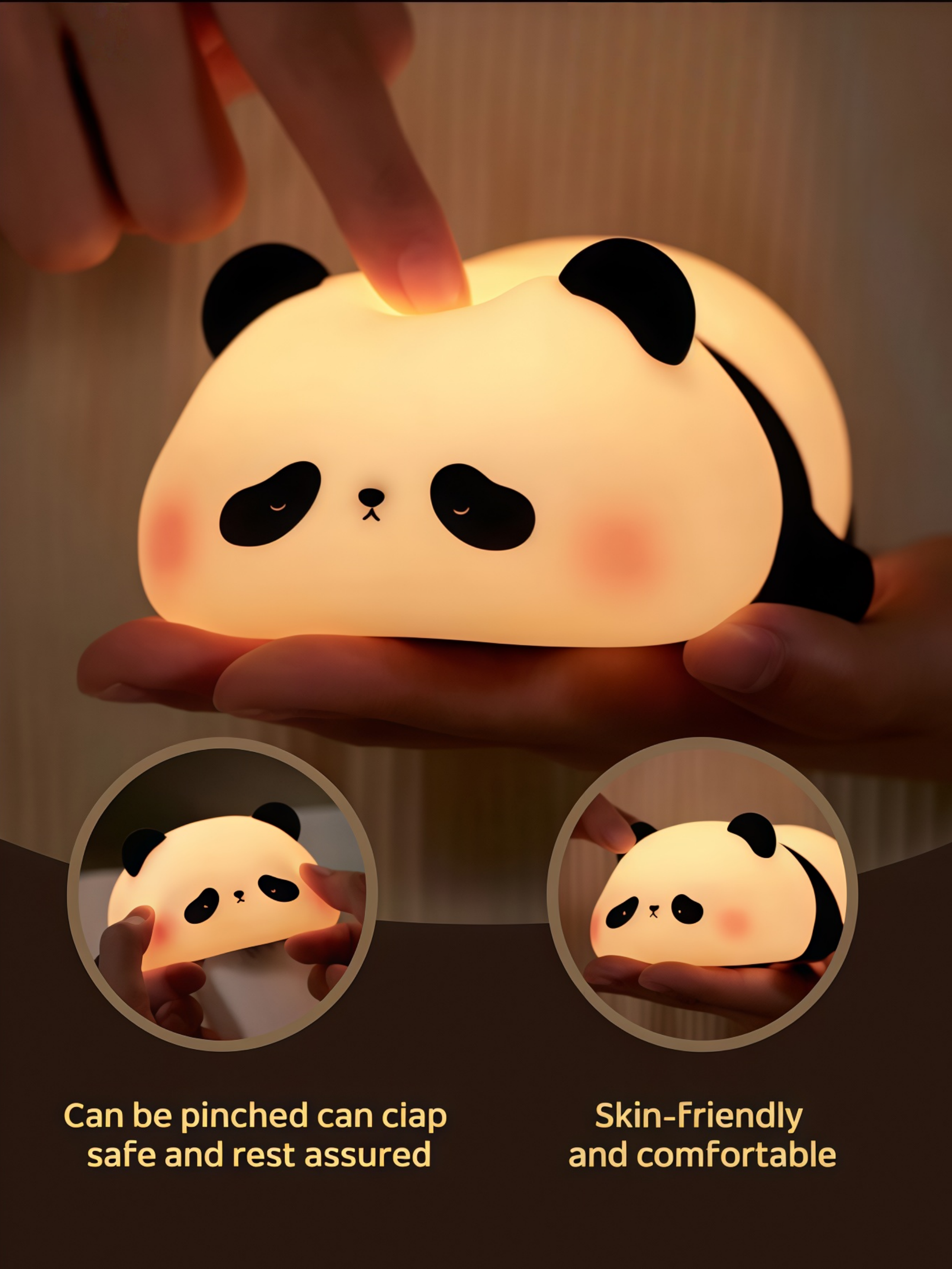 Panda Silicone Night Light