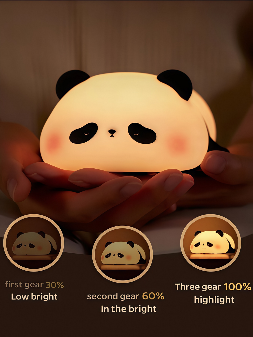 Panda Silicone Night Light