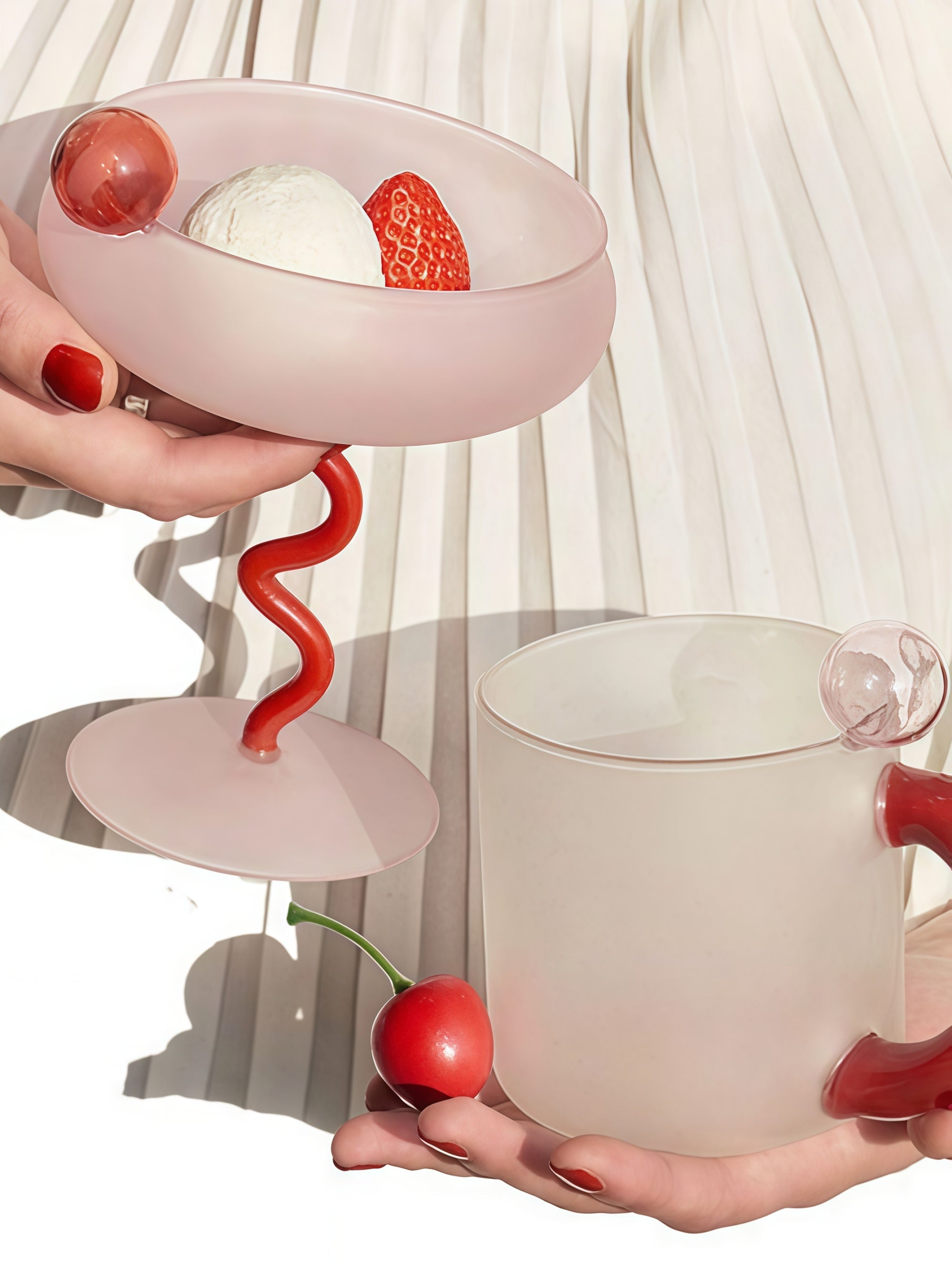 Twisty Candy Goblet